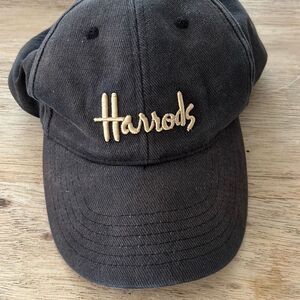 Harrods gray stone washed cap baseball cap